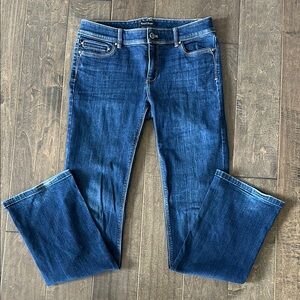 White House Black Market Blue Boot Cut Jeans Classic Style